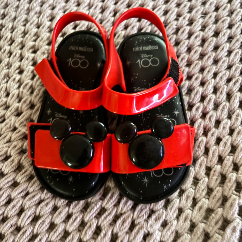 Mini Melissa Jump Sandals Mickey Mouse